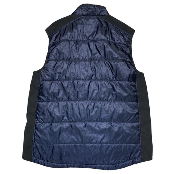 Legendary Anglers Mens XL Topwater Navy Blue Quilted Puffer Vest Zipper Pockets - Picture 2 of 13